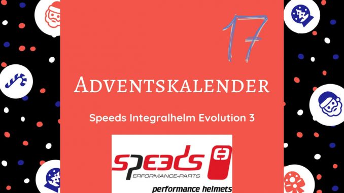 Gewinne einen Speeds Integralhelm Evolution 3 im SHE is a RIDER Adventskalender. Der Integralhelm von Speeds bietet eine hervorragende Aerodynamik.
