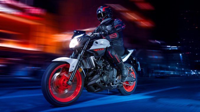Das Yamaha MT03 Naked-Bike bietet viel Fahrspaß mit dem A2-Führerschein