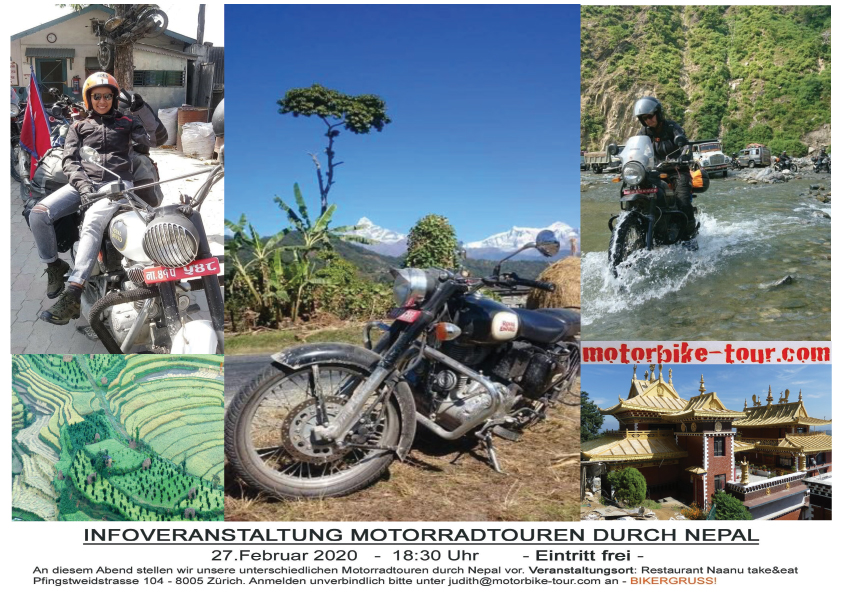 Motorradtour durch Nepal Info-Abend