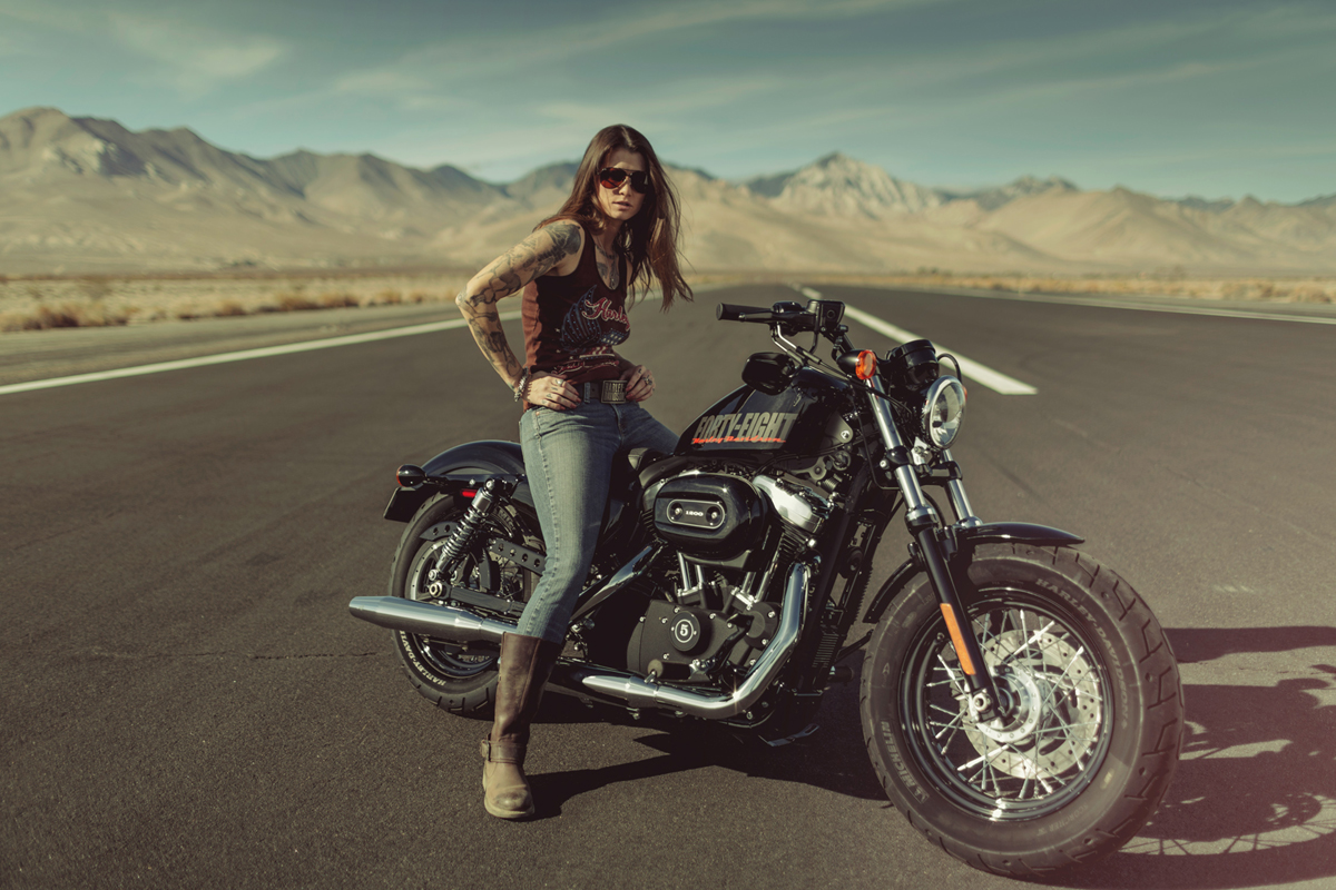 Forty Eight von Harley Davidson seit 10 Jahren auf der Straße