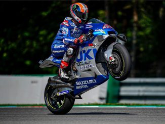 Moto GP Alex Rins Suzuki GSX-RR in Brno 2020