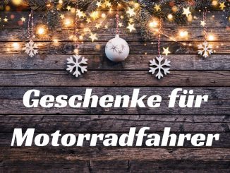 Was schenke ich einem Motorradfahrer zu Weihnachten? Über 50 Geschenke für Motorradfahrer unter 50 Euro. Ideen für Motorrad-Geschenke.