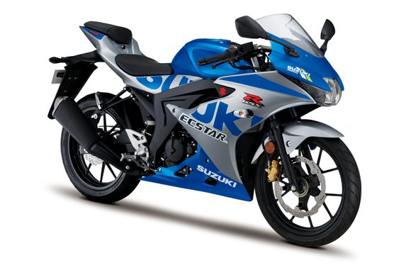 Suzuki R125 in blau für 2021