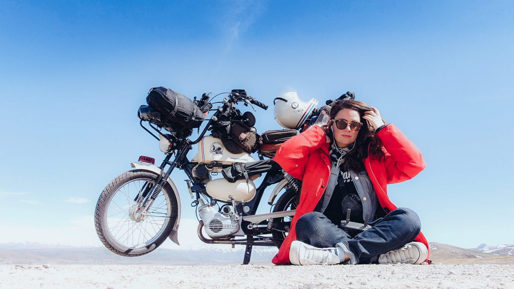 Rider of the Week Maggie auf Weltreise mit dem Mofa