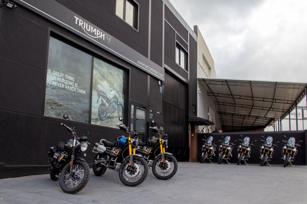 Offroad-Training mit Triumph Motorrädern in Malaga