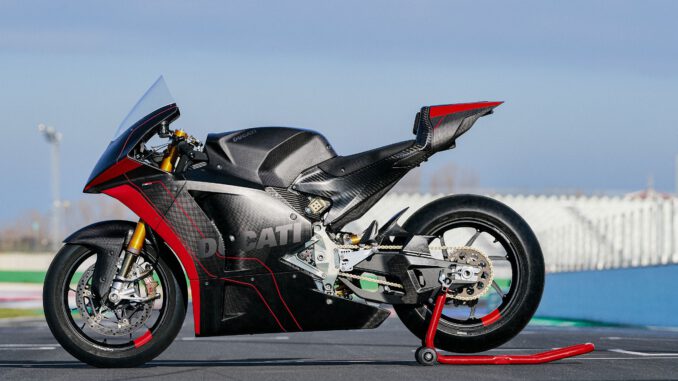 Ducati Elektromotorrad Prototyp für die MotoE