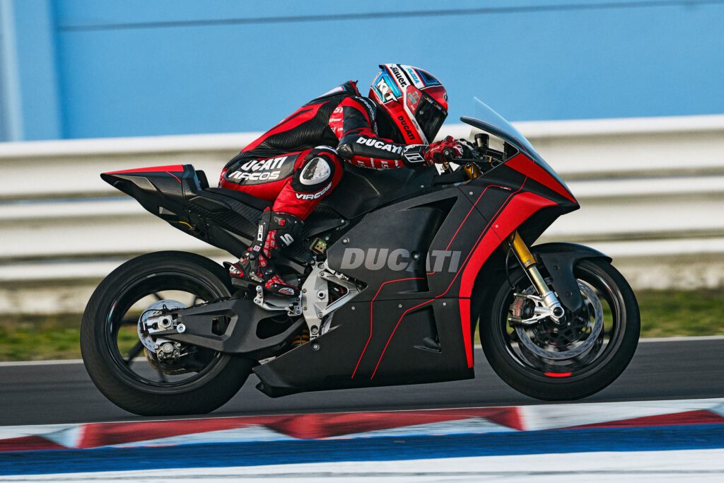 Ducati Elektromotorrad Prototyp V21L in Misano