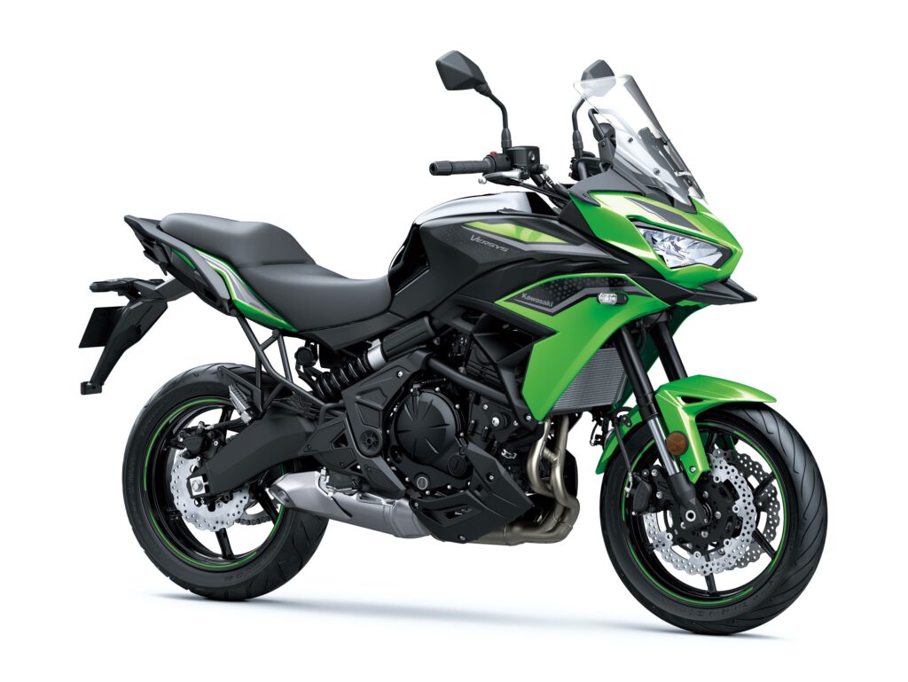 Kawasaki Versys 650 für 2022 in lime green