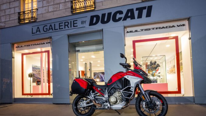 Ducati Multistrada V4 Pop-Up-Store Paris