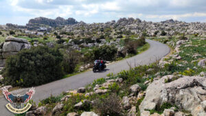 Motorradtour durch den El Torcal in Andalusien