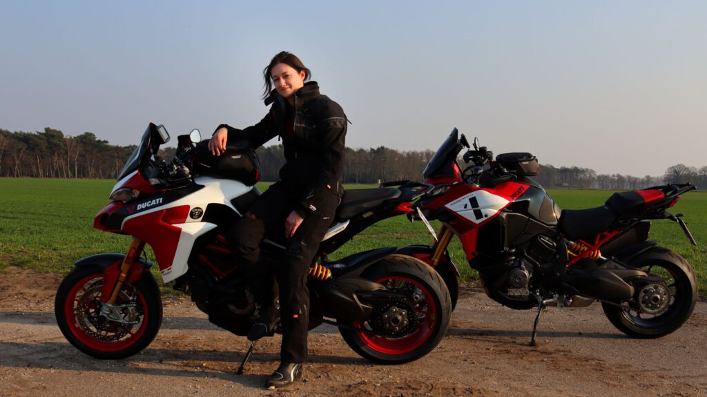Auch die Ducati Multistrada ist ein echtes Frauenmotorrad
