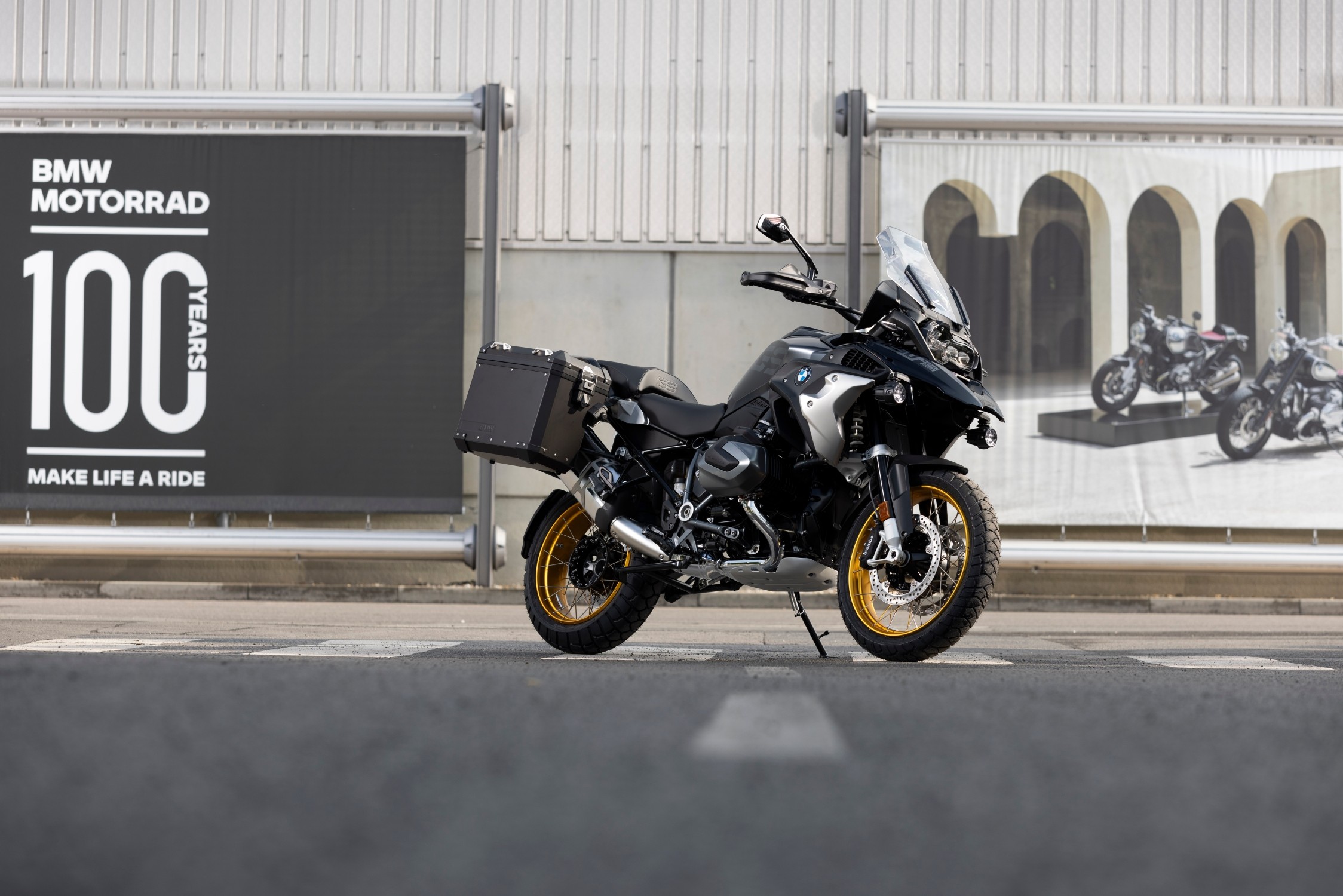 Eine million GS mit Boxermotor feiert BMW Motorrad