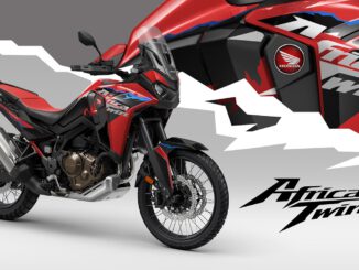 Africa Twin in Grand Prix Red inkl. überarbeitetem Grafik-Dekor