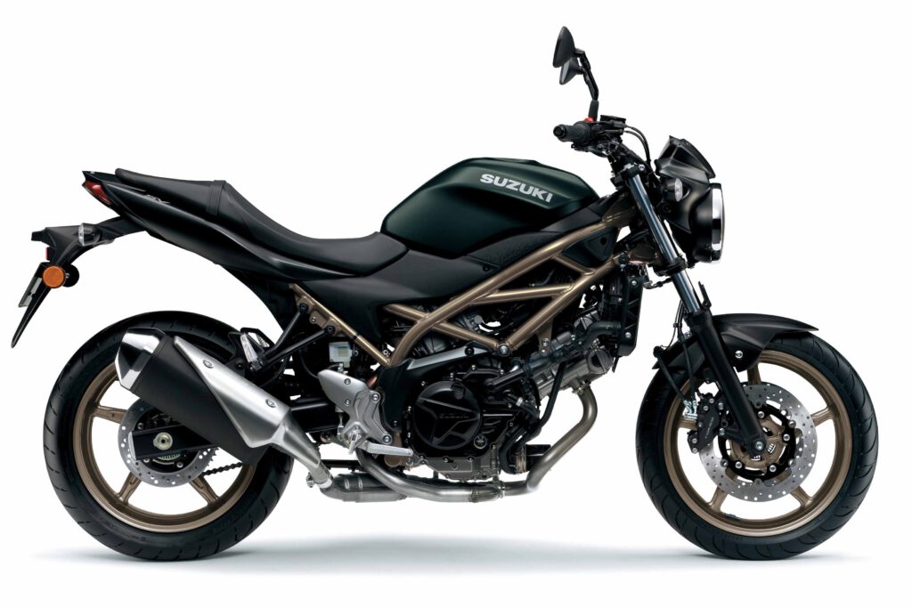 SV650 mit echtem 2-Zylinder-V-Motor