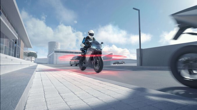 Bosch macht das Motorradfahren in Zukunft dank Radar Assistenzsystemen noch sicherer