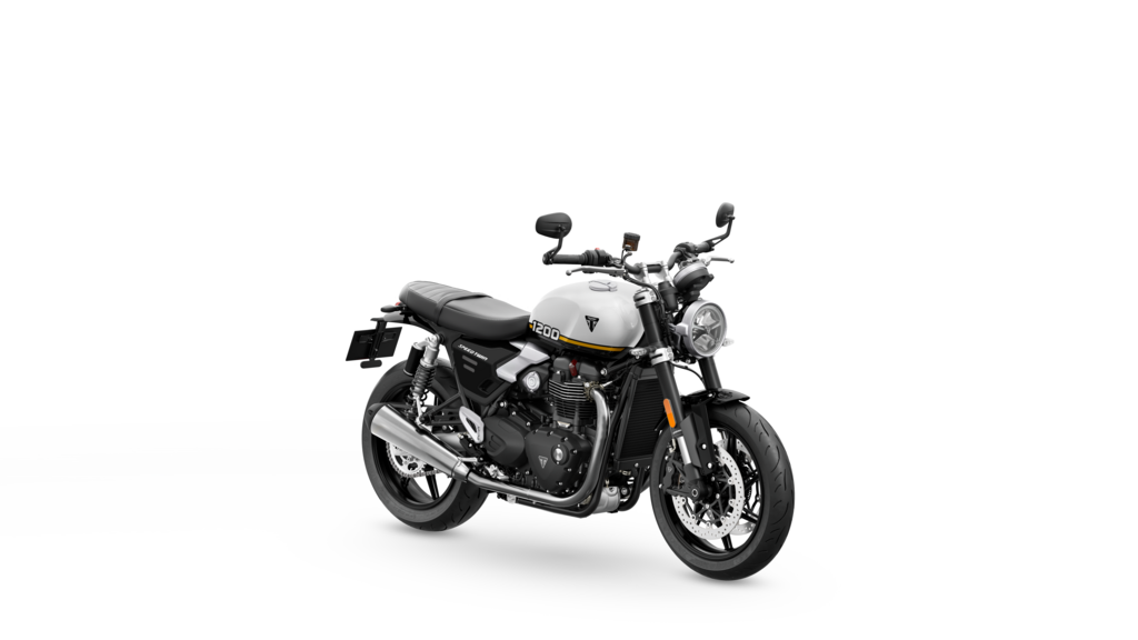 Triumph Speedtwin 1200 in Crystal White