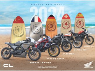 Die Final 5 beim 2024 Honda Customs Wettbewerb in Biarritz