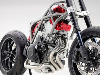 Honda Dreizylinder V Motor auf der EICMA 2024