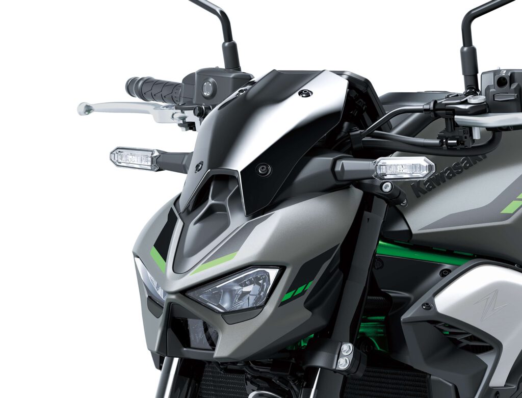 Die Frontpartie der Kawasaki ist so Sugomi