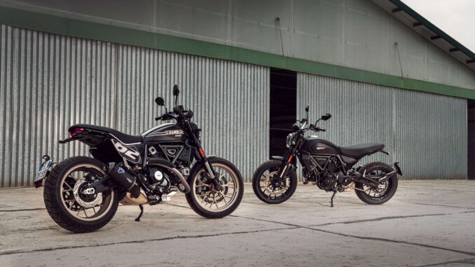 Ducati Scrambler Icon Dark und Full Throttle für 2025