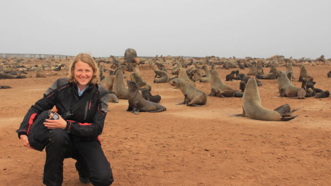 Mit Jenny nach Namibia. Motorradreise nach Afrika.