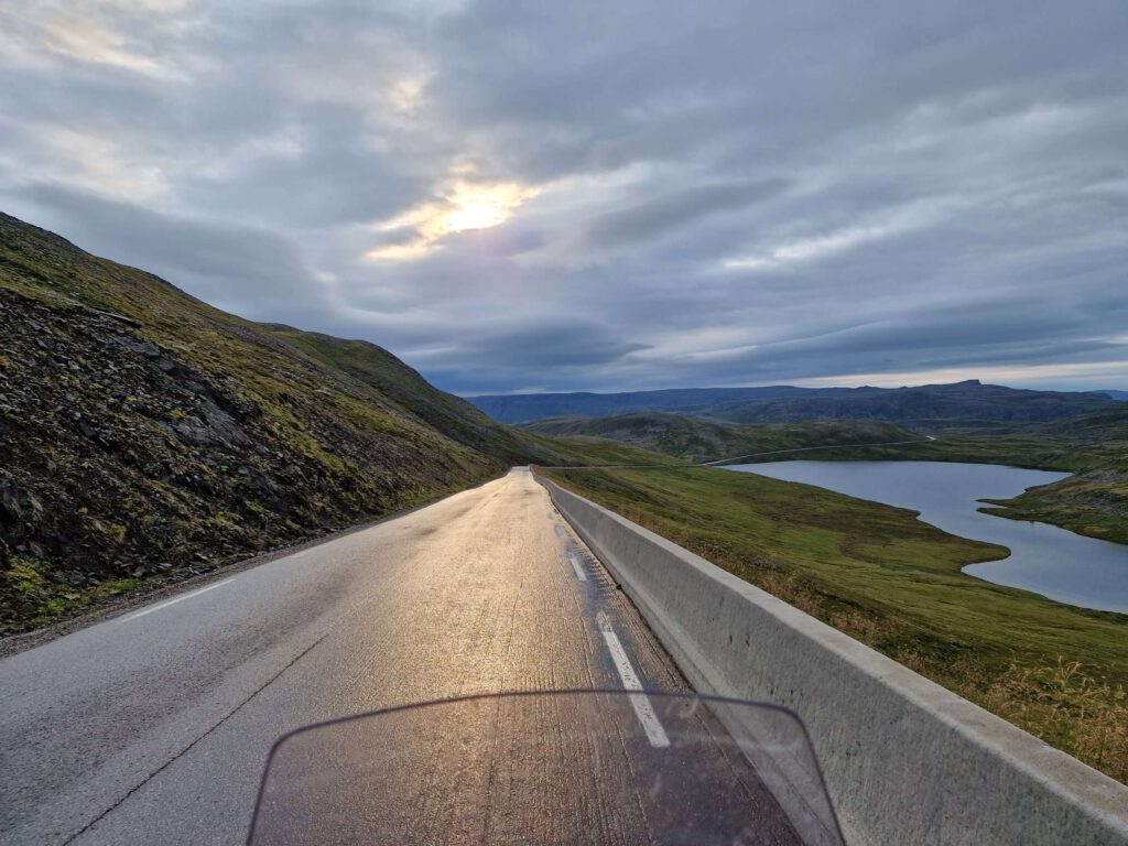 Norwegen auf dem Weg zum Nordkapp.