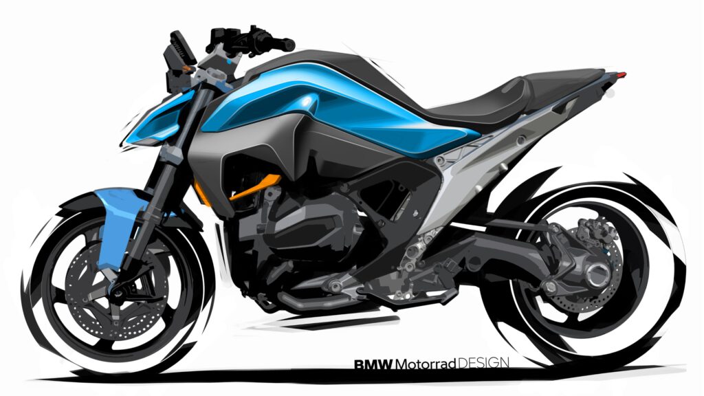 Ein erstes Design der BMW R1300R