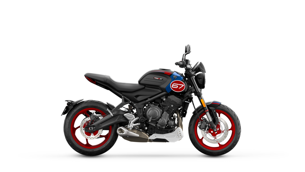 Die Triumph Trident 660 in der Special Edition für 2025: Trident Triple Tribute