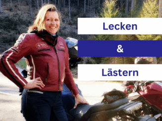 Lecken und Lästern mit Claudia in der Eisdiele. Motorradkolumne auf SHE is a RIDER
