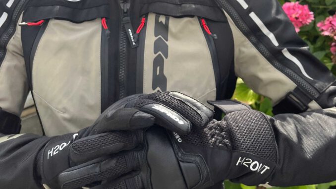 Spidi wasserdicter Motorradhandschuh Grip-3 mit H2out Membran