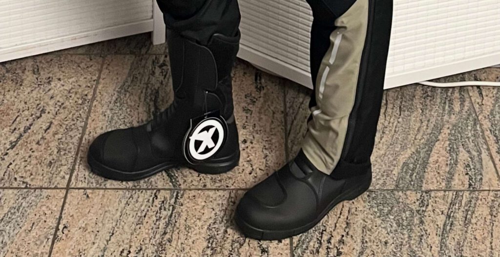 Wasserdichte Motorradstiefel von Spidi in schwarz