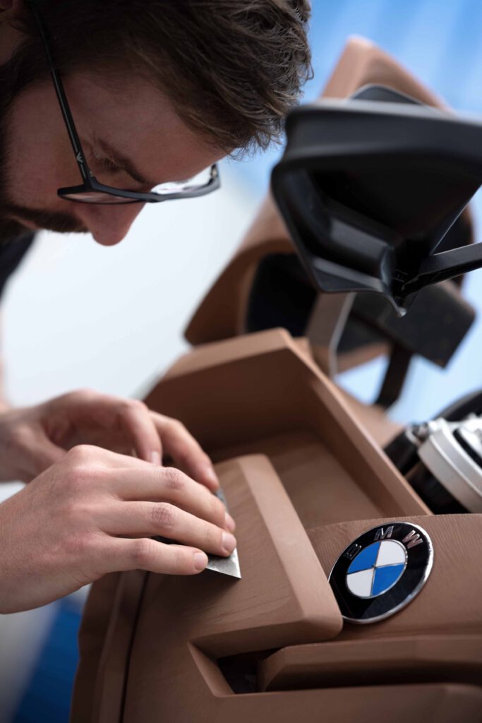 Clay-Modell bei BMW Motorrad