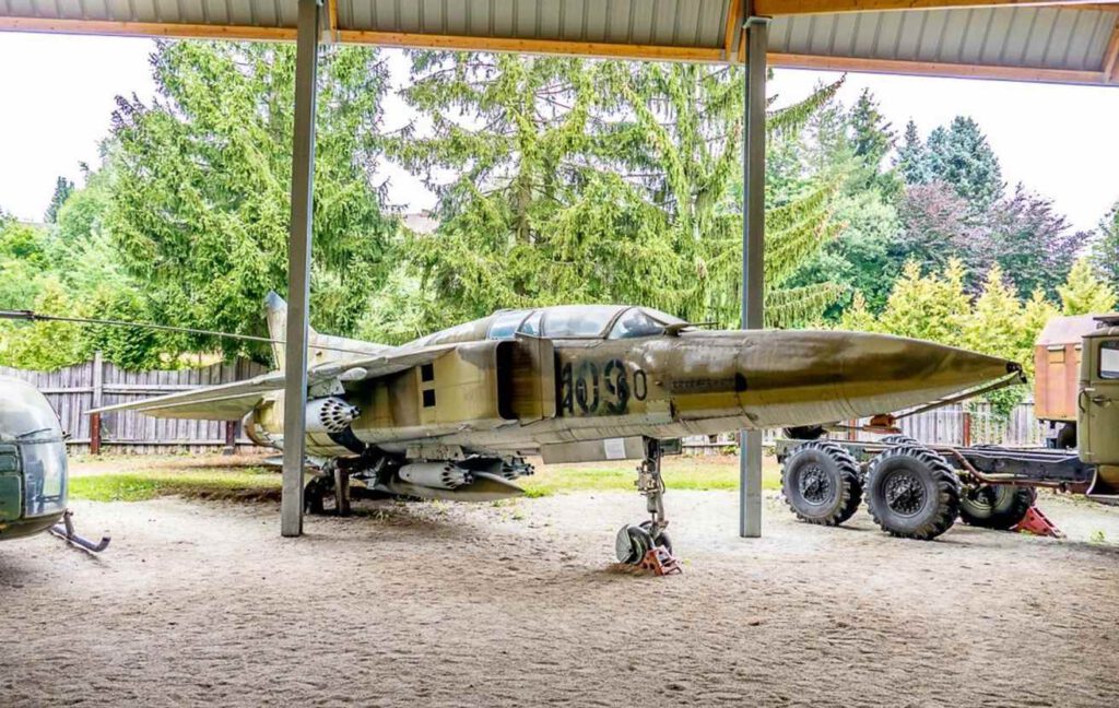 MIG23 im Deutschen Fahrzeugmuseum Fichtelberg