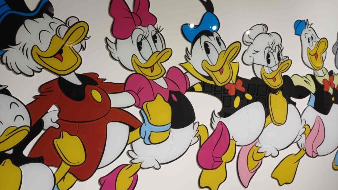 Das Empfangskomitee im Erika-Fuchs-Haus