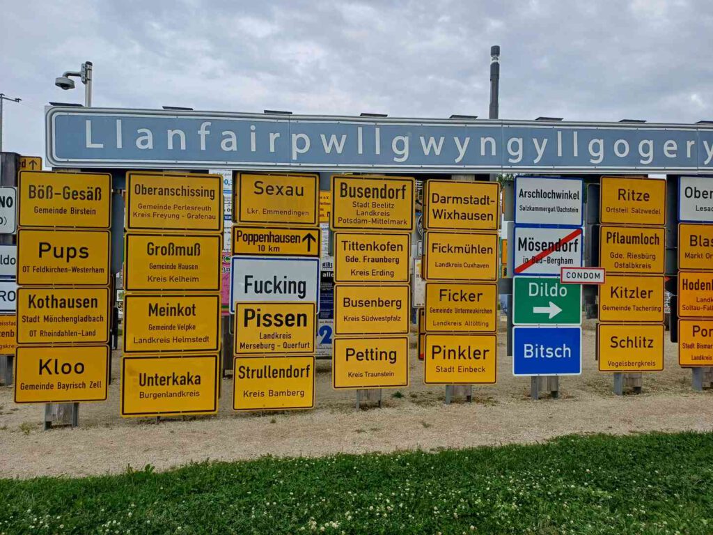 Hier dann die direkte Humorabteilung