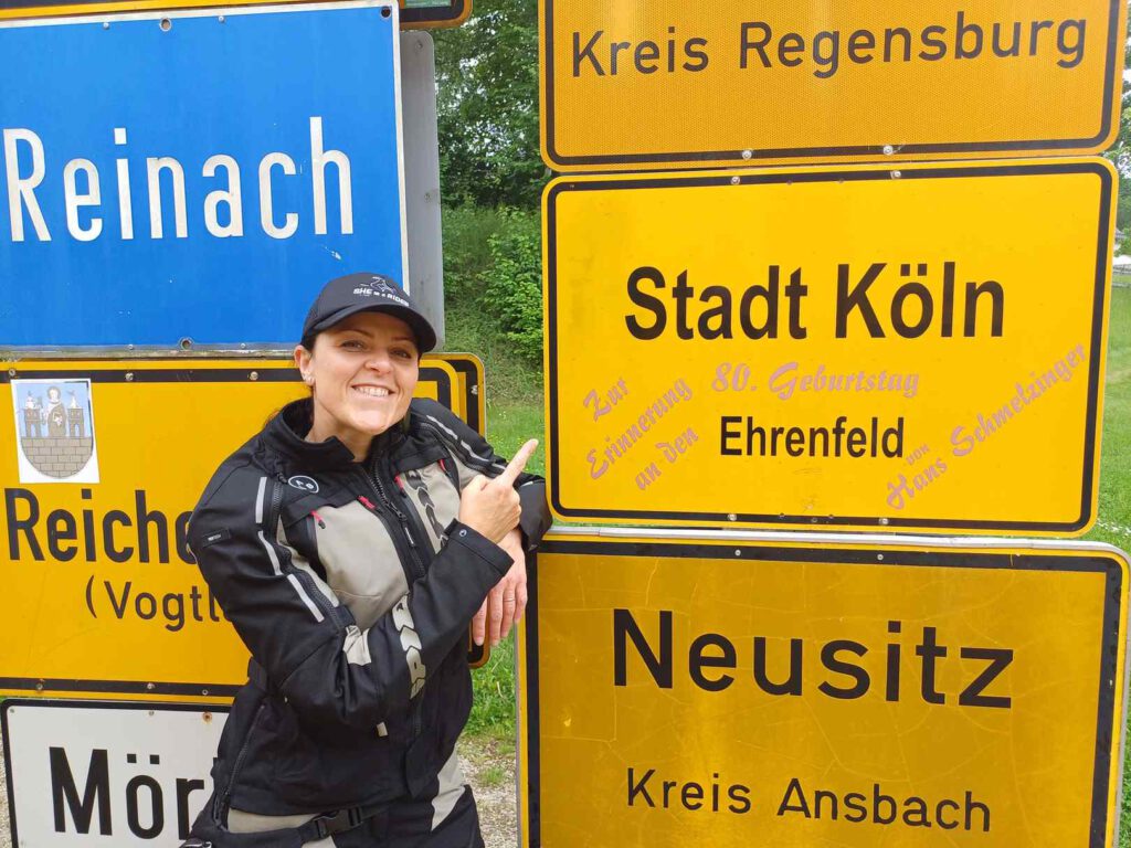 Das Ortsschild von Köln darf natürlich nicht fehlen