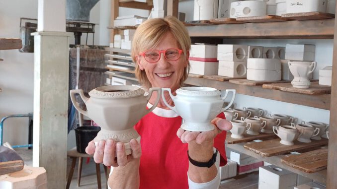 Porzellanherstellung zum Anfassen im Porzellanmuseum in Selb