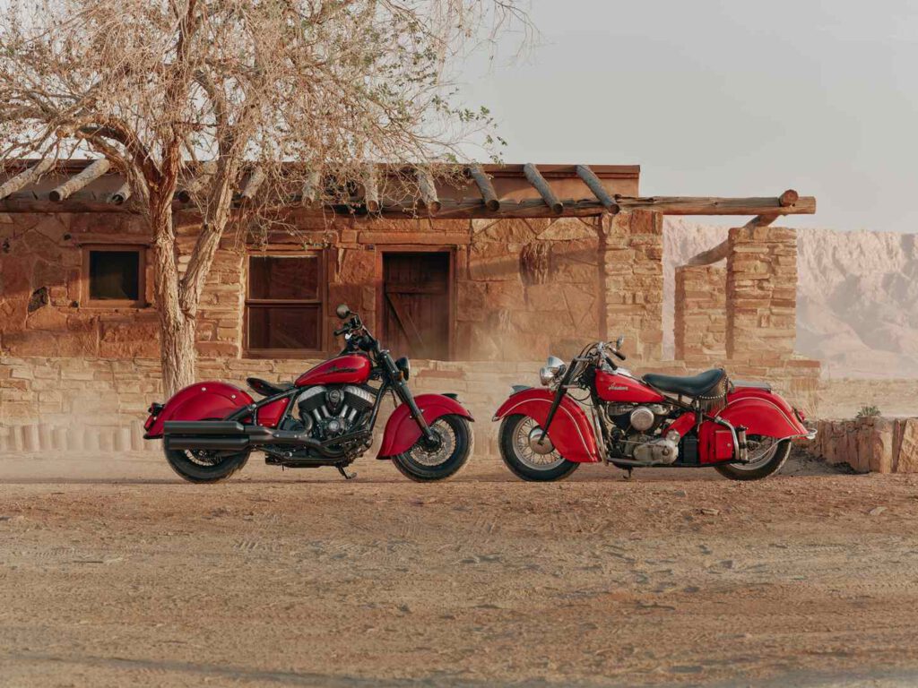 Die neue Indian Chief Vintage von 2026 und das Original-Bike von 1940