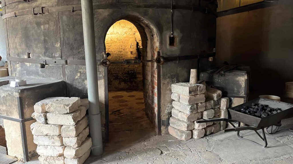 Brennofen im Porzelannmuseum in Selb