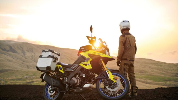 Suzuki V-Strom 1050 DE für 2026 auch wieder in gelb