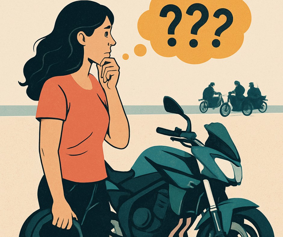 Warum über eine Einladung zu Motorradtour zuviel nachdenken.