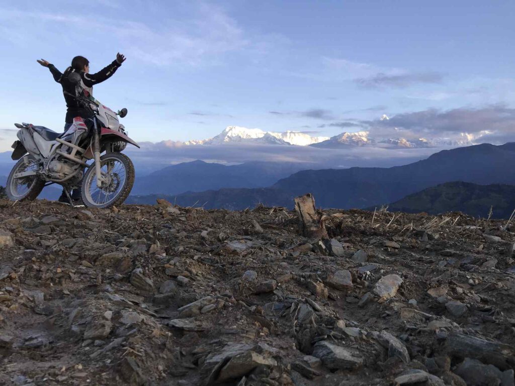 Mit einer Honda CRF 250 durch Nepal