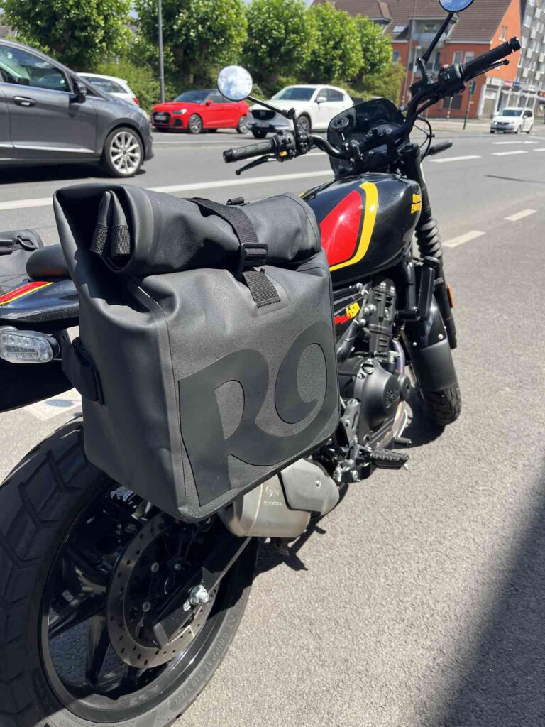 Gepäcklösung von Royal Enfield für die Guerrilla 450