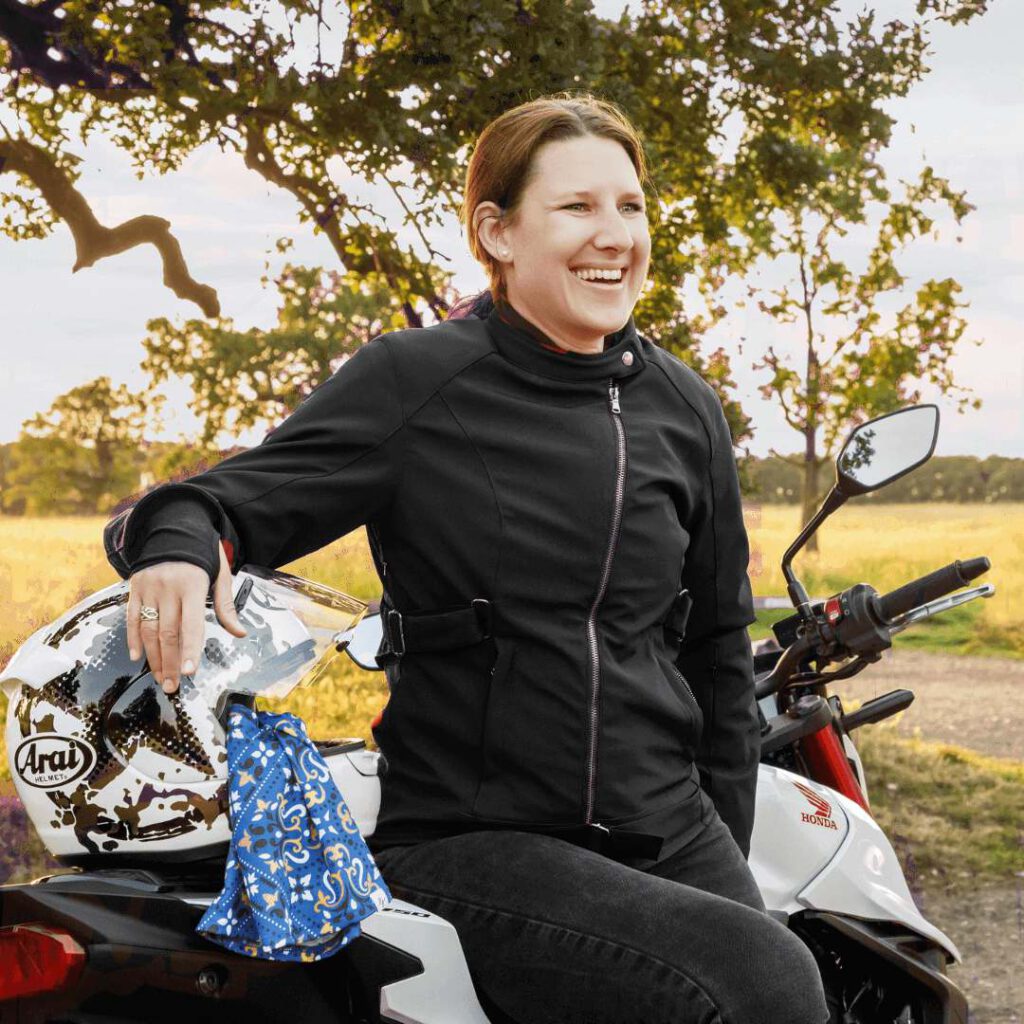 Linda-Jean Women's Motorcycle Fashion Damen-Motorradjacke Vega