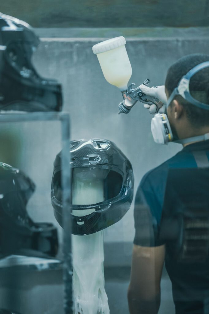 Lackieren von Nexx Helmen