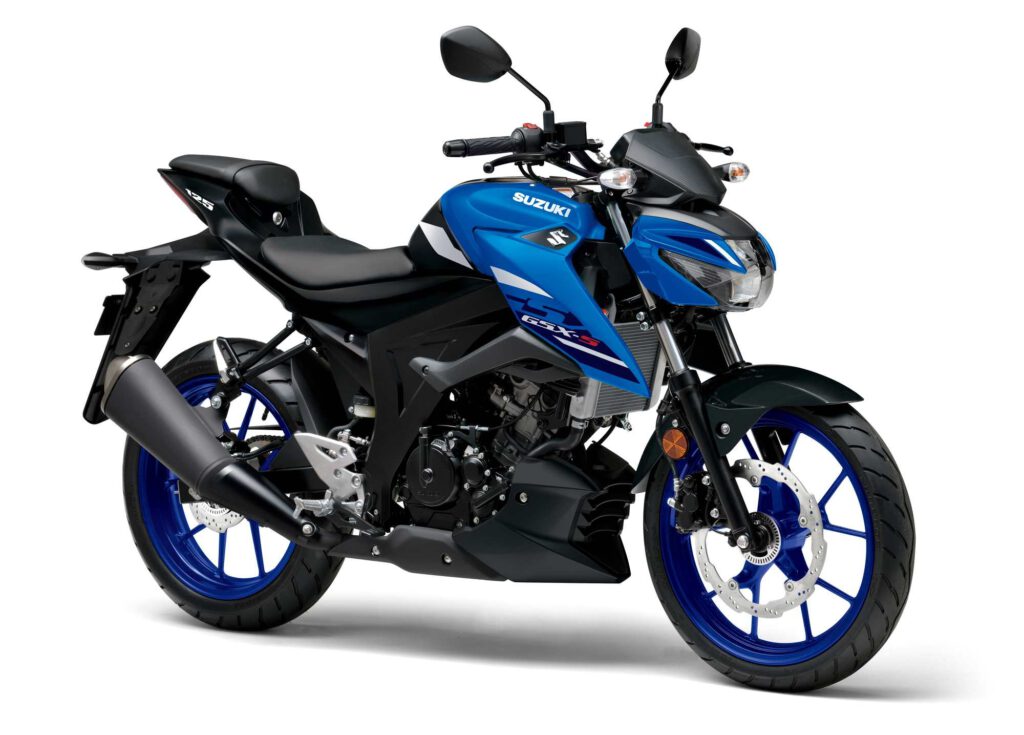 Suzuki GSX-S125 in blau für 2026