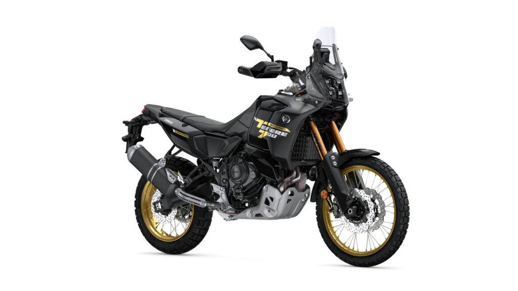 Yamaha Ténéré 700 World Raid 2026 in schwarz