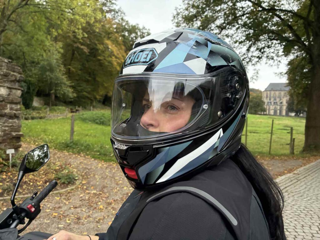 Pinlock im Klapphelm